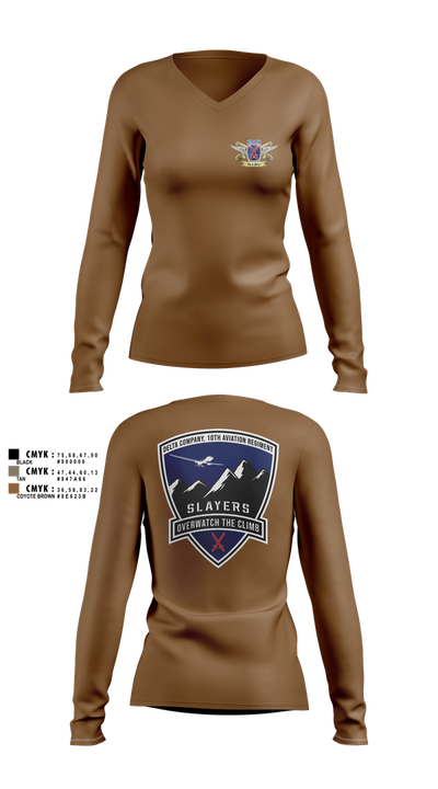 D/10 Slayers Women's Long Sleeve V-neck Shirt - 18