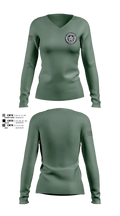 US Marshals PNVOTF Women's Long Sleeve V-neck Shirt - 51