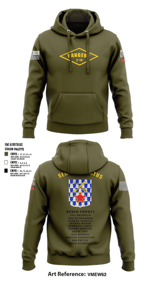 Hoodie, 2-16 rangers, Army, Teamtime, Team time, sublimation, custom sports apparel, team uniforms, spirit wear, spiritwear, sports uniforms, custom shirts, team store, custom team store, fundraiser sports, apparel fundraiser