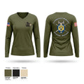 RSS CLARKSVILLE/PCS DICKSON 50802349 Women's Long Sleeve V-neck Shirt - 1
