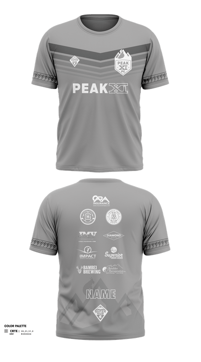 Peak 11 86913659 Short Sleeve Performance Training Shirt - 4