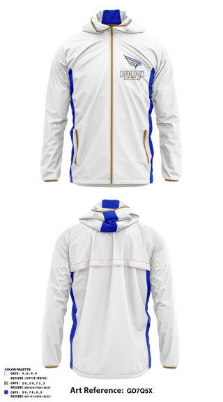 Windbreaker, FLORIDA BEREANS, Football, Teamtime, Team time, sublimation, custom sports apparel, team uniforms, spirit wear, spiritwear, sports uniforms, custom shirts, team store, custom team store, fundraiser sports, apparel fundraiser