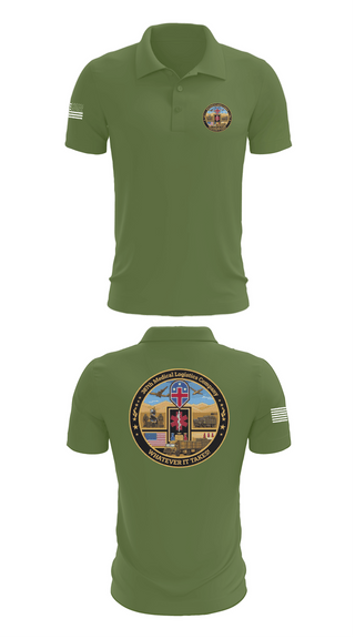 Short Sleeve Performance Polo, 387th Medical Logistics Company, Army, Teamtime, Team time, sublimation, custom sports apparel, team uniforms, spirit wear, spiritwear, sports uniforms, custom shirts, team store, custom team store, fundraiser sports, apparel fundraiser