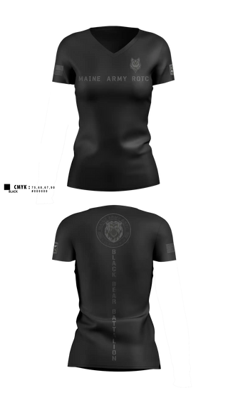 Womens Short Sleeve Vneck Shirt, USM ROTC, Army, Teamtime, Team time, sublimation, custom sports apparel, team uniforms, spirit wear, spiritwear, sports uniforms, custom shirts, team store, custom team store, fundraiser sports, apparel fundraiser
