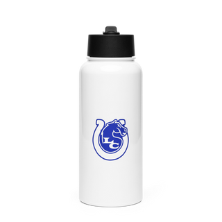 Lodi Colts Football and Cheer 11351906 Stainless Steel Water Bottle with a Straw Lid