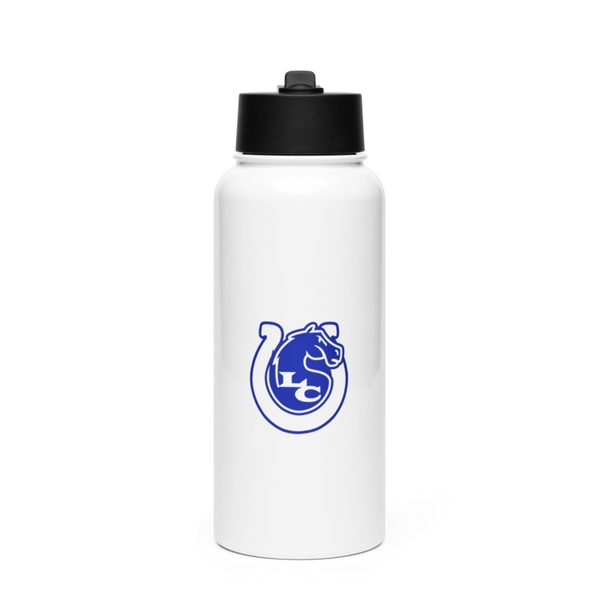 Lodi Colts Football and Cheer 11351906 Stainless Steel Water Bottle with a Straw Lid