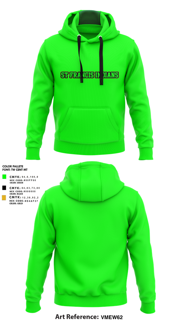 Hoodie, St Francis Indians, Women's Volleyball, Teamtime, Team time, sublimation, custom sports apparel, team uniforms, spirit wear, spiritwear, sports uniforms, custom shirts, team store, custom team store, fundraiser sports, apparel fundraiser