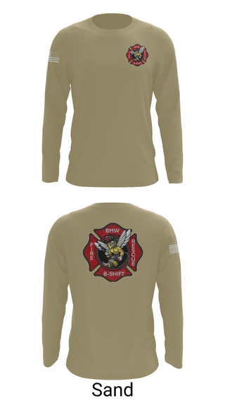 Long Sleeve Performance Shirt, B-Shift, Fire Department, Teamtime, Team time, sublimation, custom sports apparel, team uniforms, spirit wear, spiritwear, sports uniforms, custom shirts, team store, custom team store, fundraiser sports, apparel fundraiser