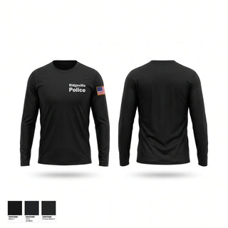 Long Sleeve Performance Shirt, Ridgeville Police, Police, Teamtime, Team time, sublimation, custom sports apparel, team uniforms, spirit wear, spiritwear, sports uniforms, custom shirts, team store, custom team store, fundraiser sports, apparel fundraiser