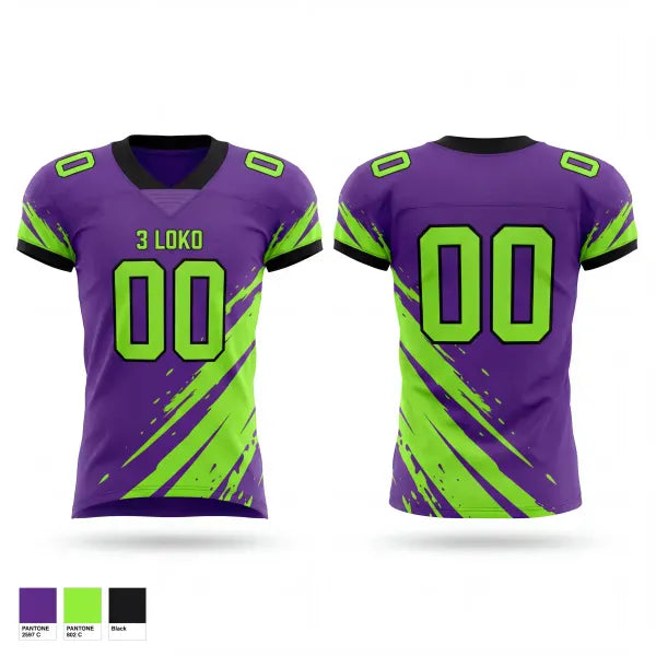 Football Jersey, 3 LOKO, , Teamtime, Team time, sublimation, custom sports apparel, team uniforms, spirit wear, spiritwear, sports uniforms, custom shirts, team store, custom team store, fundraiser sports, apparel fundraiser