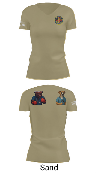 Womens Short Sleeve Vneck Shirt, USS Boxer, , Teamtime, Team time, sublimation, custom sports apparel, team uniforms, spirit wear, spiritwear, sports uniforms, custom shirts, team store, custom team store, fundraiser sports, apparel fundraiser