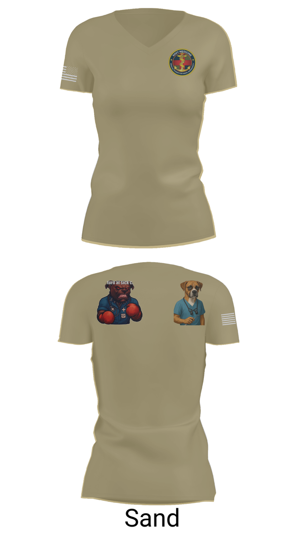 Womens Short Sleeve Vneck Shirt, USS Boxer, , Teamtime, Team time, sublimation, custom sports apparel, team uniforms, spirit wear, spiritwear, sports uniforms, custom shirts, team store, custom team store, fundraiser sports, apparel fundraiser