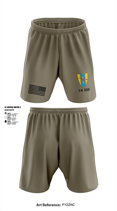 1-4 Cav 62172182 Athletic Shorts With Pockets - 4