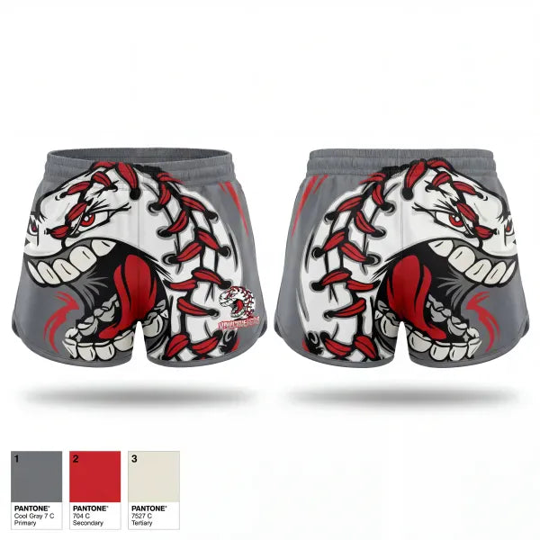 Womens Shorts, Knuckleheads, Baseball, Teamtime, Team time, sublimation, custom sports apparel, team uniforms, spirit wear, spiritwear, sports uniforms, custom shirts, team store, custom team store, fundraiser sports, apparel fundraiser