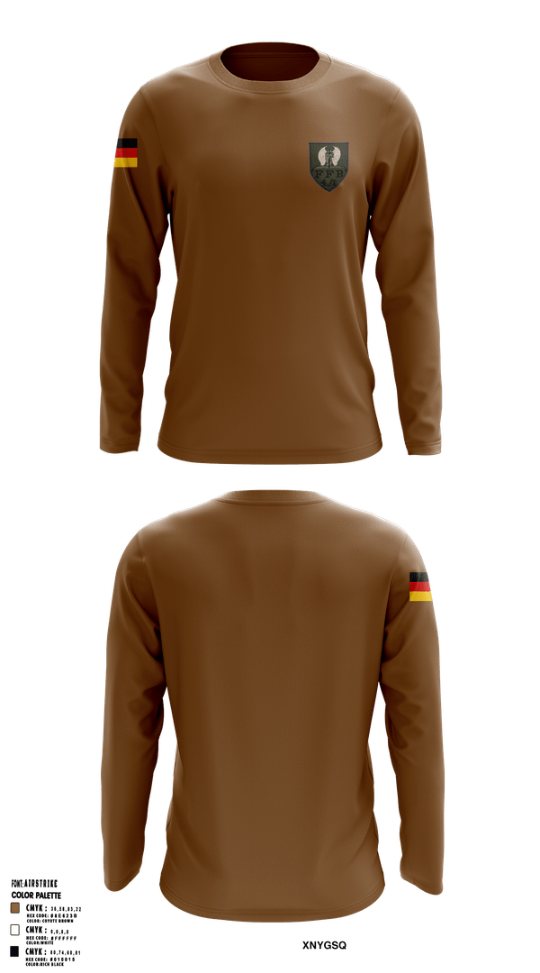 Long Sleeve Performance Shirt, 4./PuPiBtl.1 FFB Zg., , Teamtime, Team time, sublimation, custom sports apparel, team uniforms, spirit wear, spiritwear, sports uniforms, custom shirts, team store, custom team store, fundraiser sports, apparel fundraiser