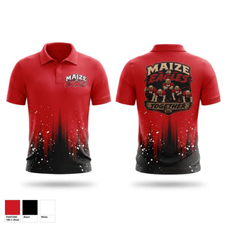 Short Sleeve Performance Polo, Maize Jr Eagles, , Teamtime, Team time, sublimation, custom sports apparel, team uniforms, spirit wear, spiritwear, sports uniforms, custom shirts, team store, custom team store, fundraiser sports, apparel fundraiser