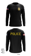 New Ellenton Police Department 612730 Long Sleeve Performance Shirt 1