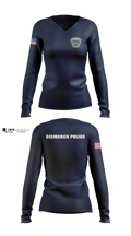 Traffic Unit Women's Long Sleeve V-neck Shirt - 3