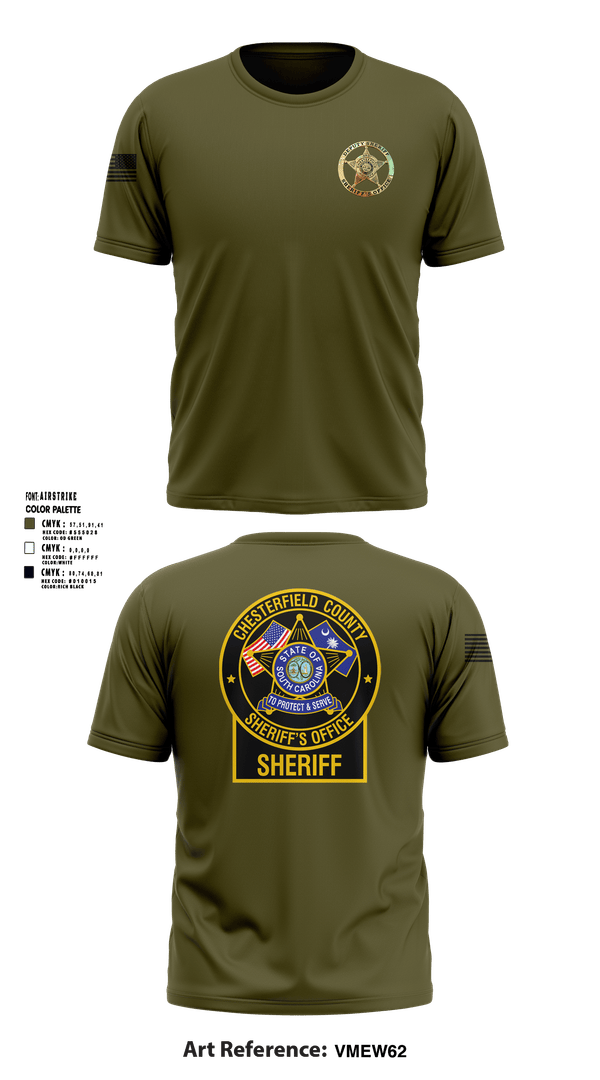 Chesterfield County Sheriff’s Office 21819161 Short Sleeve Performance Shirt - 25