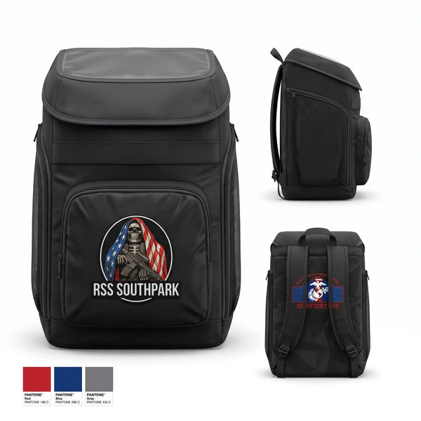 Gear Bag, RSS South Park, Marines, Teamtime, Team time, sublimation, custom sports apparel, team uniforms, spirit wear, spiritwear, sports uniforms, custom shirts, team store, custom team store, fundraiser sports, apparel fundraiser