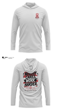 King & Iron Long Sleeve Performance Shirt with hood - 4
