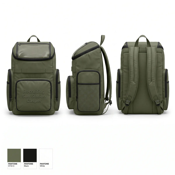 Gear Bag, Recruiting Sub Station Casper, Marines, Teamtime, Team time, sublimation, custom sports apparel, team uniforms, spirit wear, spiritwear, sports uniforms, custom shirts, team store, custom team store, fundraiser sports, apparel fundraiser