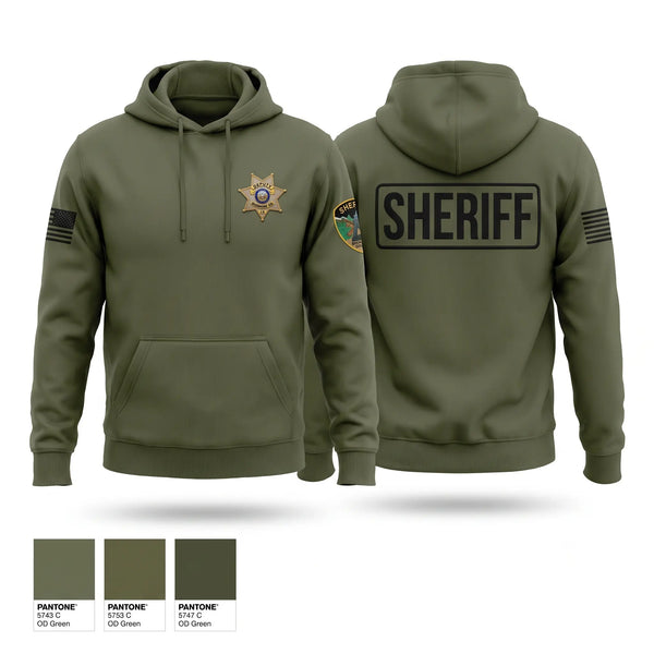 Hoodie, Shoshone County sheriffs office, Police, Teamtime, Team time, sublimation, custom sports apparel, team uniforms, spirit wear, spiritwear, sports uniforms, custom shirts, team store, custom team store, fundraiser sports, apparel fundraiser