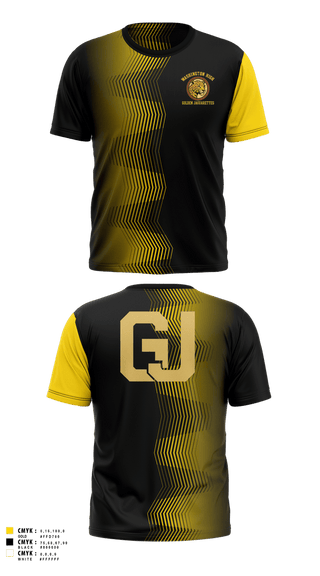 Short Sleeve Performance Shirt, Golden Jaguaretts Dance/Step Team, Spirit Store, Teamtime, Team time, sublimation, custom sports apparel, team uniforms, spirit wear, spiritwear, sports uniforms, custom shirts, team store, custom team store, fundraiser sports, apparel fundraiser