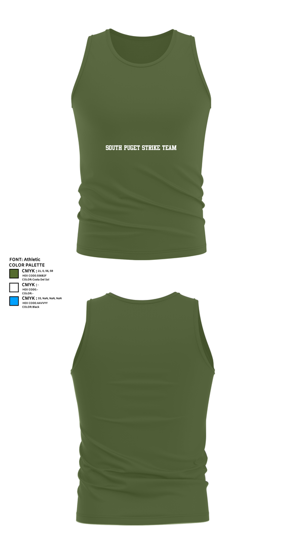 Tank Top, South Puget strike team, , Teamtime, Team time, sublimation, custom sports apparel, team uniforms, spirit wear, spiritwear, sports uniforms, custom shirts, team store, custom team store, fundraiser sports, apparel fundraiser