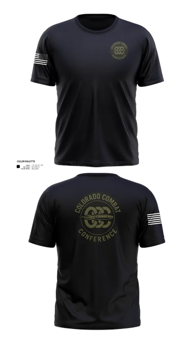 Colorado Combat Conference 90728248 Short Sleeve Performance Shirt - 21