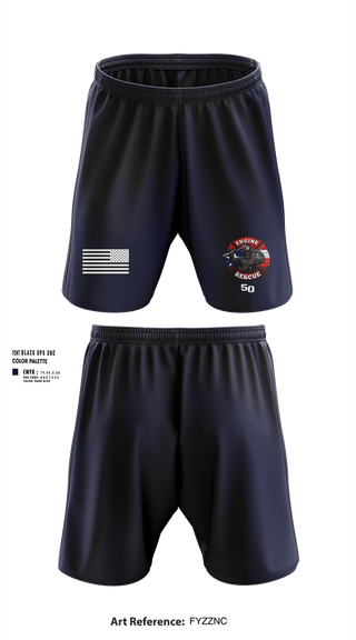 Athletic Shorts With Pockets, Goon 50, Fire Department, Teamtime, Team time, sublimation, custom sports apparel, team uniforms, spirit wear, spiritwear, sports uniforms, custom shirts, team store, custom team store, fundraiser sports, apparel fundraiser