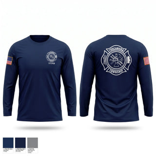 Long Sleeve Performance Shirt, Tuscarora fire department, Fire Department, Teamtime, Team time, sublimation, custom sports apparel, team uniforms, spirit wear, spiritwear, sports uniforms, custom shirts, team store, custom team store, fundraiser sports, apparel fundraiser