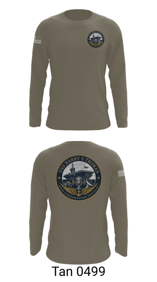 Long Sleeve Performance Shirt, CVN75 Media, Navy, Teamtime, Team time, sublimation, custom sports apparel, team uniforms, spirit wear, spiritwear, sports uniforms, custom shirts, team store, custom team store, fundraiser sports, apparel fundraiser