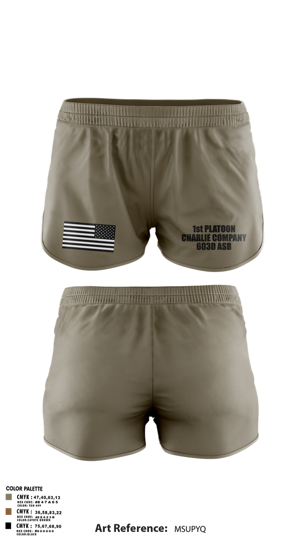 Ranger Panties, CCO 603 ASB 3CAB, Army, Teamtime, Team time, sublimation, custom sports apparel, team uniforms, spirit wear, spiritwear, sports uniforms, custom shirts, team store, custom team store, fundraiser sports, apparel fundraiser
