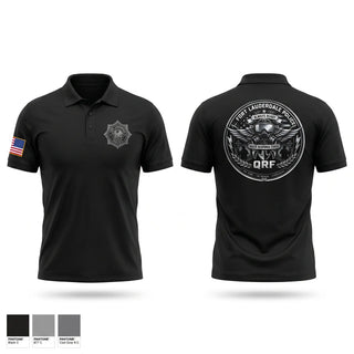 Short Sleeve Performance Polo, FLPD QRF, Police, Teamtime, Team time, sublimation, custom sports apparel, team uniforms, spirit wear, spiritwear, sports uniforms, custom shirts, team store, custom team store, fundraiser sports, apparel fundraiser