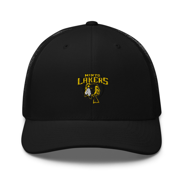 Minto Lakers Basketball Retro Trucker Hat | Yupoong 6606