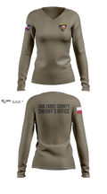 Van Zandt county sheriff’s office Women's Long Sleeve V-neck Shirt - 12