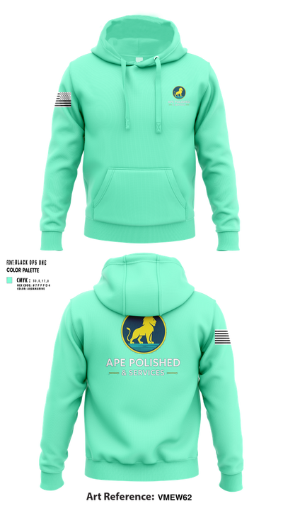 APE Polish & Service 44310358 Hoodie - 23