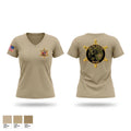 Mobile County Delta South Women's Short Sleeve V-neck Shirt - 1