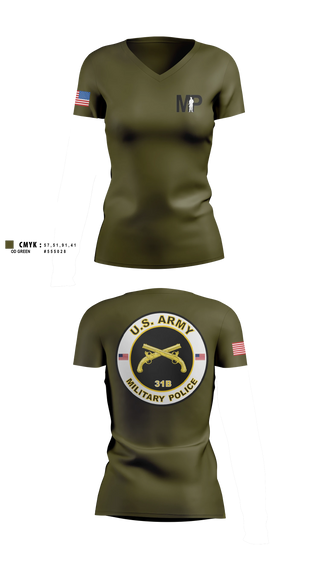Womens Short Sleeve Vneck Shirt, 373rd Military Police Det, Army, Teamtime, Team time, sublimation, custom sports apparel, team uniforms, spirit wear, spiritwear, sports uniforms, custom shirts, team store, custom team store, fundraiser sports, apparel fundraiser
