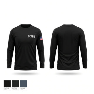 Long Sleeve Performance Shirt, CCFPD, Fire Department, Teamtime, Team time, sublimation, custom sports apparel, team uniforms, spirit wear, spiritwear, sports uniforms, custom shirts, team store, custom team store, fundraiser sports, apparel fundraiser