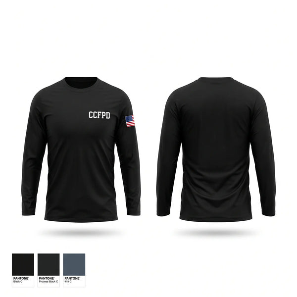 Long Sleeve Performance Shirt, CCFPD, Fire Department, Teamtime, Team time, sublimation, custom sports apparel, team uniforms, spirit wear, spiritwear, sports uniforms, custom shirts, team store, custom team store, fundraiser sports, apparel fundraiser