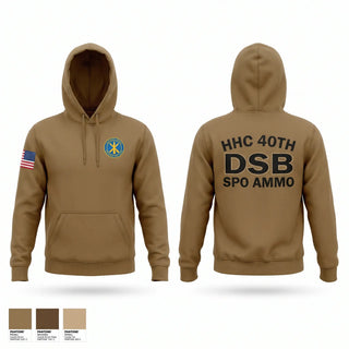 Hoodie, HHC 40TH DSB, National Guard, Teamtime, Team time, sublimation, custom sports apparel, team uniforms, spirit wear, spiritwear, sports uniforms, custom shirts, team store, custom team store, fundraiser sports, apparel fundraiser