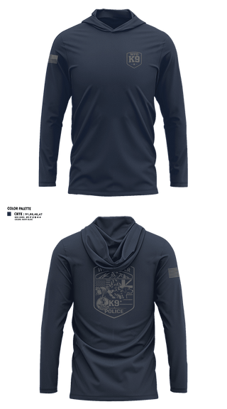 Long Sleeve Performance Shirt with hood, 319th IEW, , Teamtime, Team time, sublimation, custom sports apparel, team uniforms, spirit wear, spiritwear, sports uniforms, custom shirts, team store, custom team store, fundraiser sports, apparel fundraiser