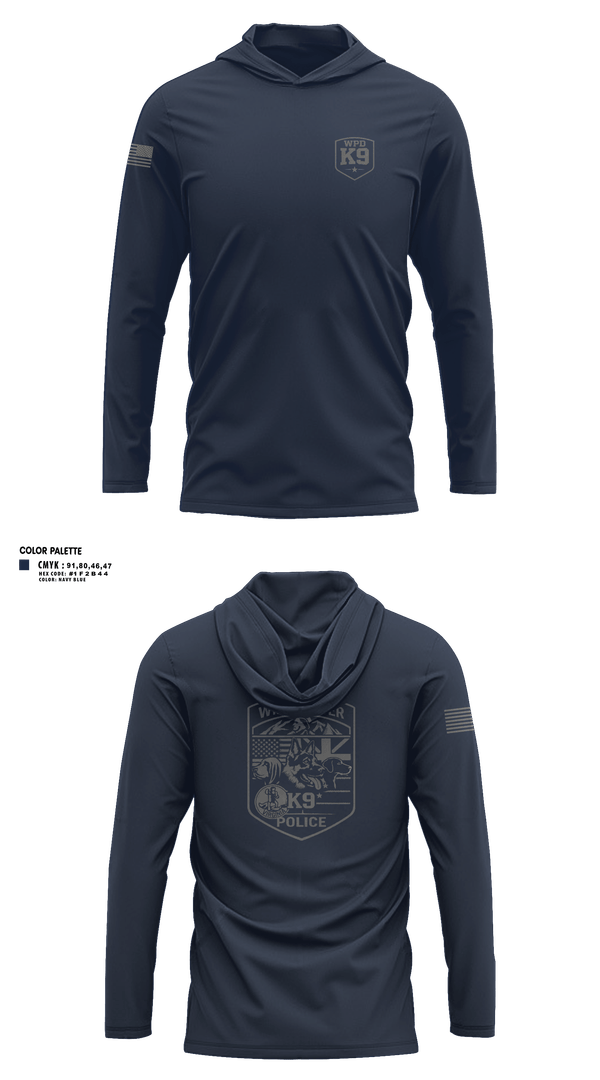 Long Sleeve Performance Shirt with hood, 319th IEW, , Teamtime, Team time, sublimation, custom sports apparel, team uniforms, spirit wear, spiritwear, sports uniforms, custom shirts, team store, custom team store, fundraiser sports, apparel fundraiser