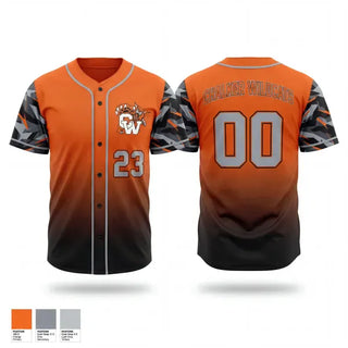 Full Button Baseball Jersey, Chalker High School Baseball, Baseball, Teamtime, Team time, sublimation, custom sports apparel, team uniforms, spirit wear, spiritwear, sports uniforms, custom shirts, team store, custom team store, fundraiser sports, apparel fundraiser
