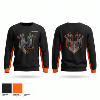 Crew Neck Sweatshirt, Lady Broncs, Women's Basketball, Teamtime, Team time, sublimation, custom sports apparel, team uniforms, spirit wear, spiritwear, sports uniforms, custom shirts, team store, custom team store, fundraiser sports, apparel fundraiser