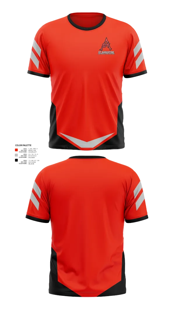 Short Sleeve Performance Shirt, St Augustine Catholic High School, Spirit Store, Teamtime, Team time, sublimation, custom sports apparel, team uniforms, spirit wear, spiritwear, sports uniforms, custom shirts, team store, custom team store, fundraiser sports, apparel fundraiser