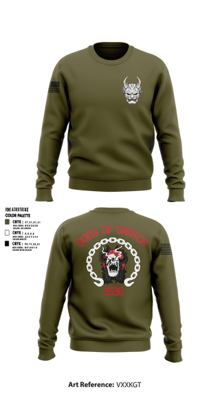Crew Neck Sweatshirt, Wrecker gods, Marines, Teamtime, Team time, sublimation, custom sports apparel, team uniforms, spirit wear, spiritwear, sports uniforms, custom shirts, team store, custom team store, fundraiser sports, apparel fundraiser