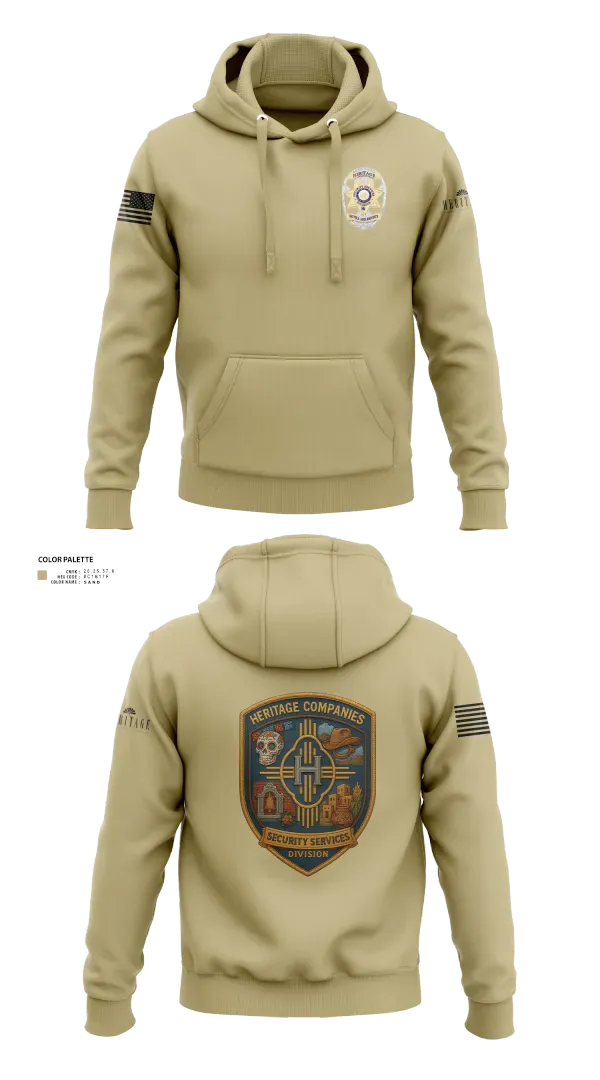 Hoodie, Heritage Companies Security Services Division, , Teamtime, Team time, sublimation, custom sports apparel, team uniforms, spirit wear, spiritwear, sports uniforms, custom shirts, team store, custom team store, fundraiser sports, apparel fundraiser